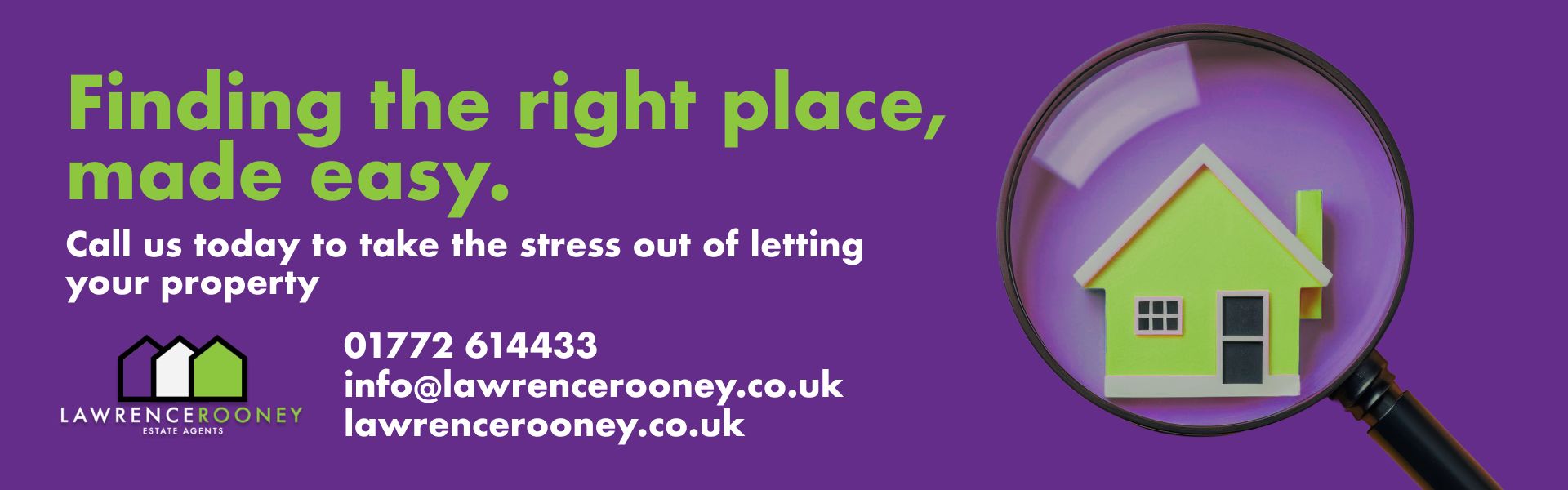 Renting banner