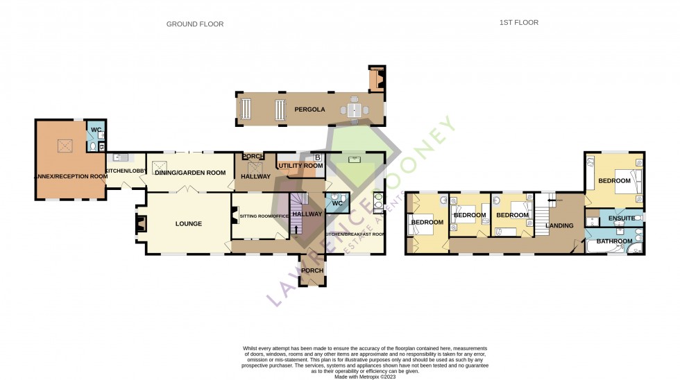 Floorplan for Pear Tree Cottage, Chapel Lane, Longton, Preston, Lancashire