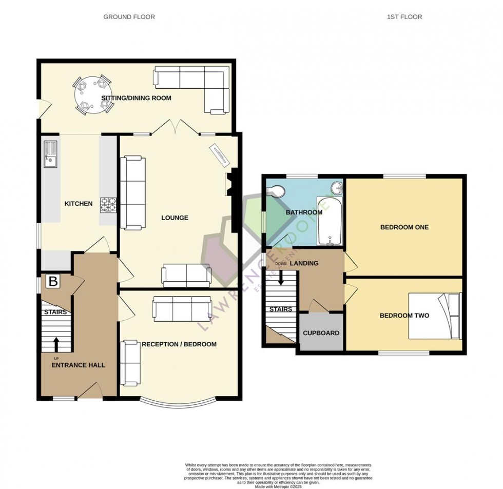 Floorplan for Eastfield Drive, Longton, Preston