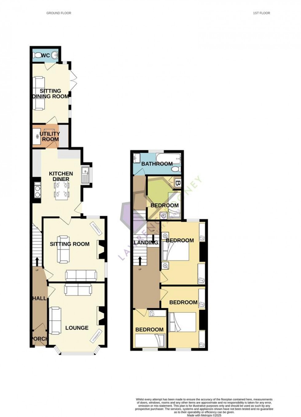 Floorplan for Chapel Lane, New Longton, Preston