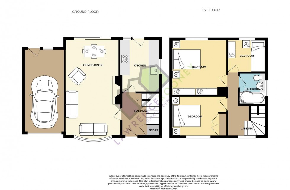 Floorplan for Franklands, Longton, Preston
