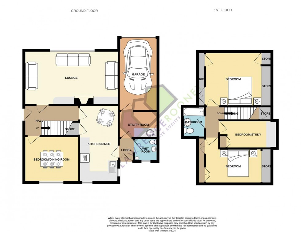 Floorplan for Shirley Lane, Longton, Preston