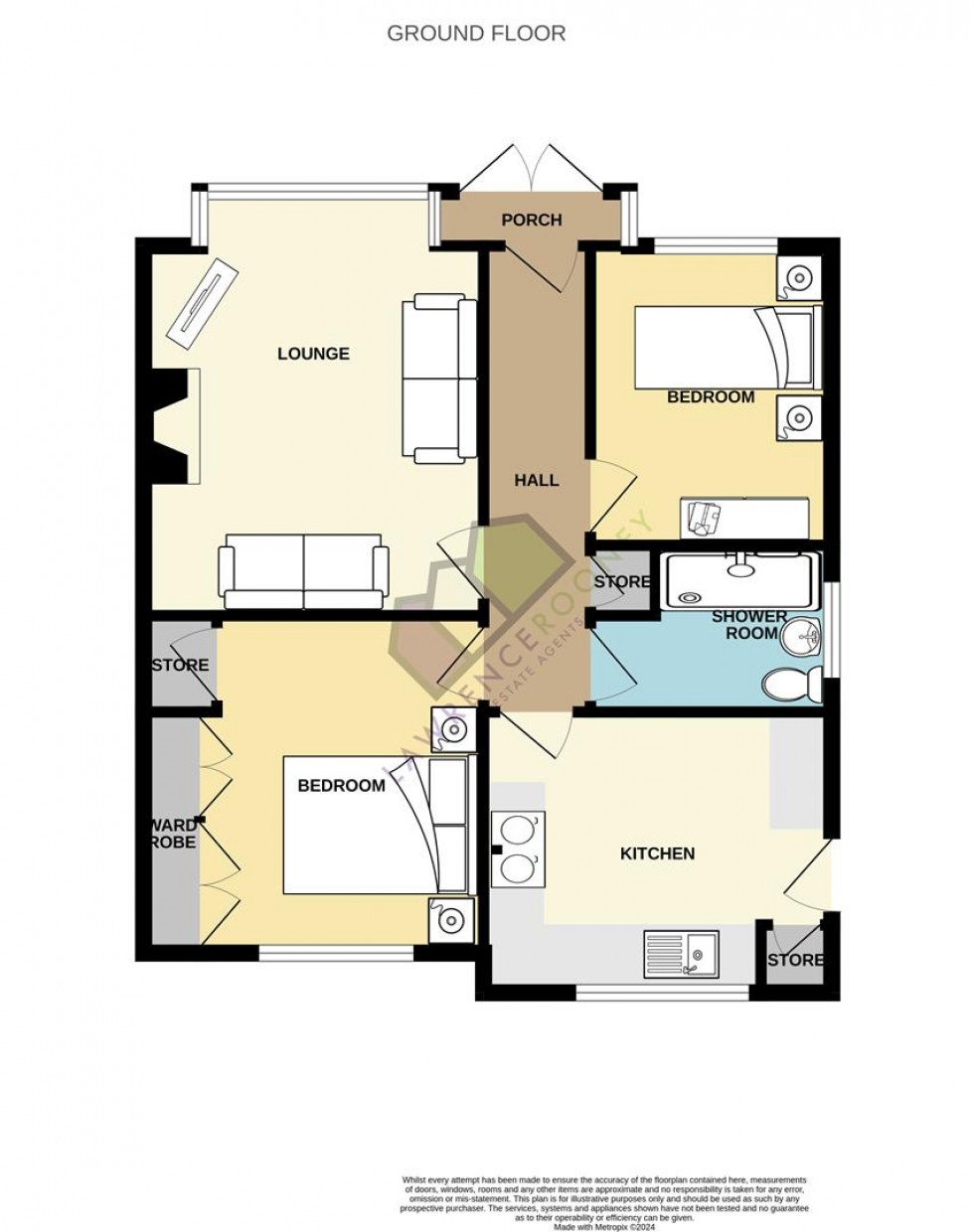 Floorplan for Pear Tree Croft, Longton, Preston