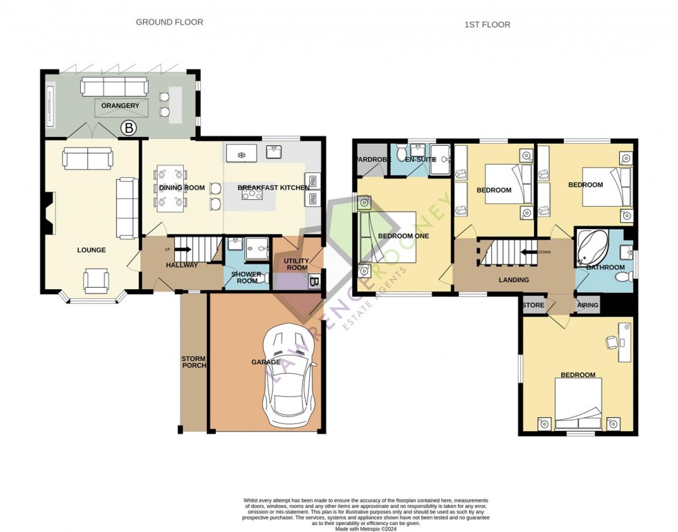 Floorplan for Townlea Close, Penwortham, Preston