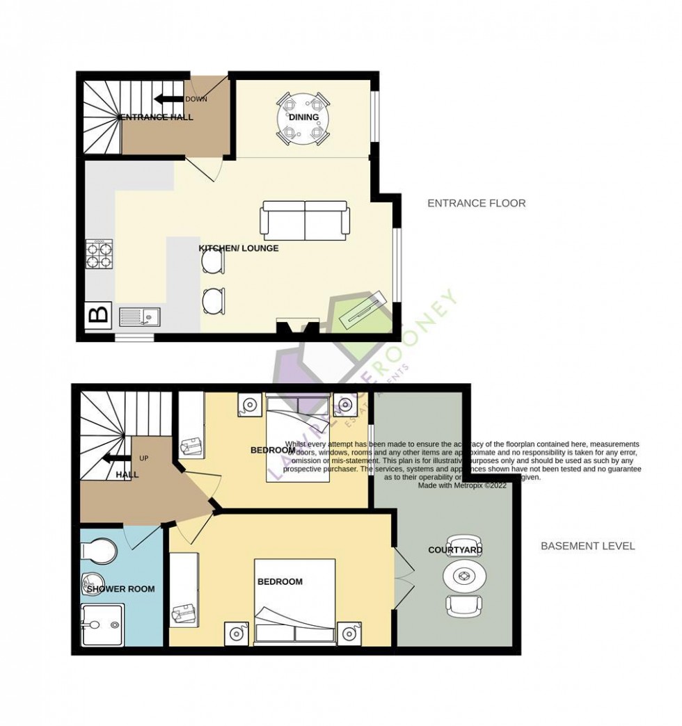 Floorplan for Smithy Lane, Much Hoole
