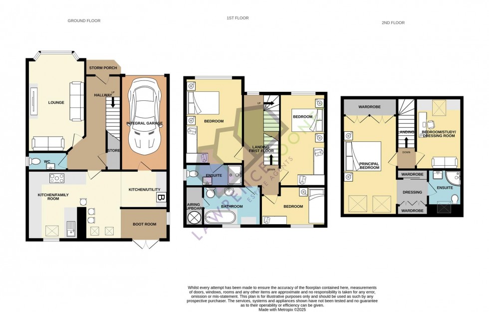 Floorplan for Park Lane, Penwortham