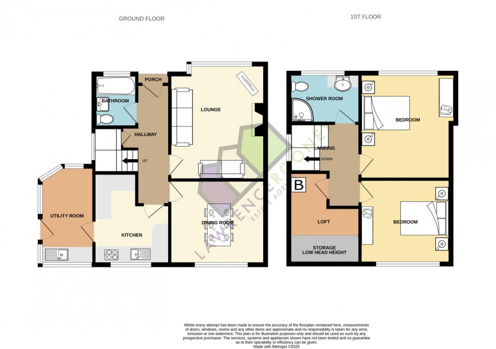 Floorplan for Birkdale Close, Longton