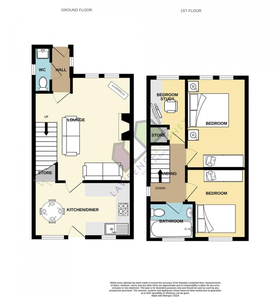 Floorplan for Aspendale Close, Longton