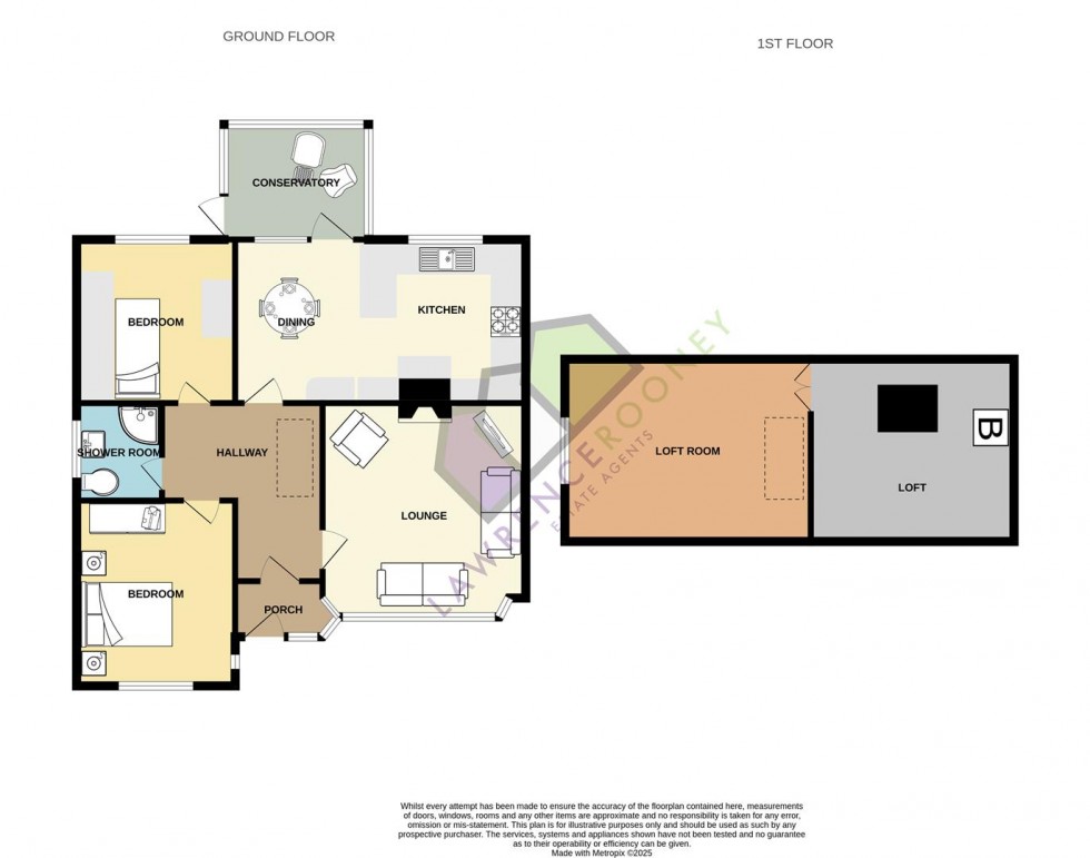 Floorplan for Brookway, Longton