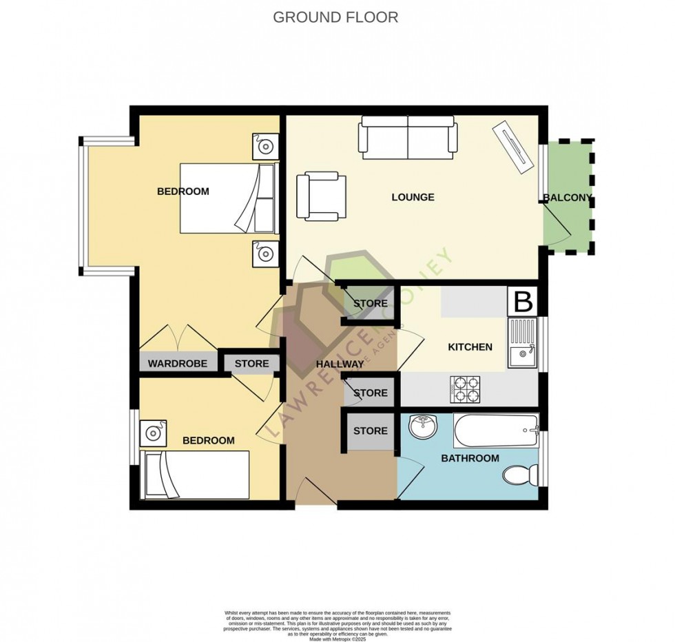Floorplan for South Meadow Lane, Preston