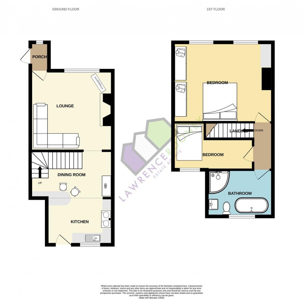 Floorplan for Sea View, Walmer Bridge
