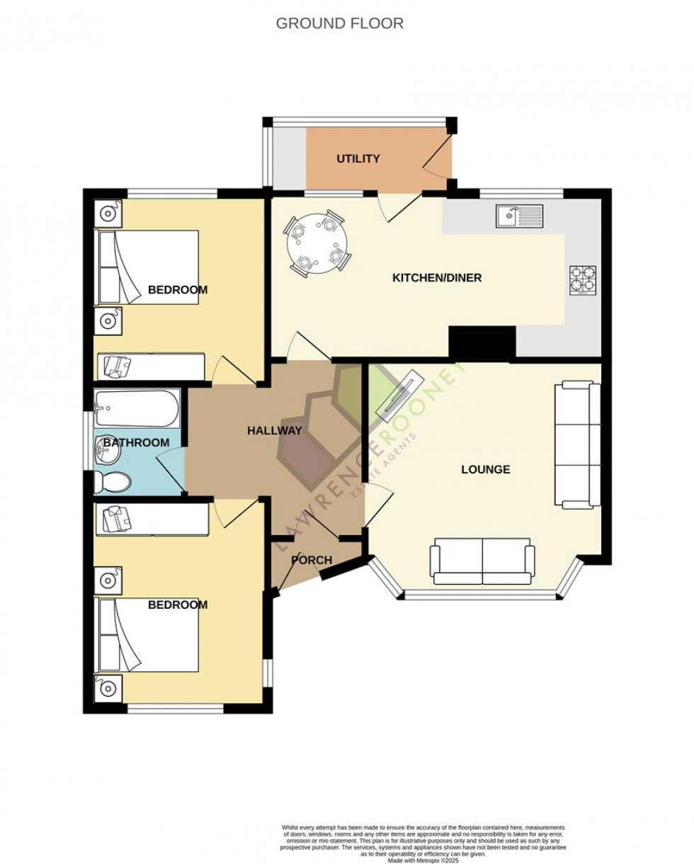 Floorplan for Fensway, Hutton
