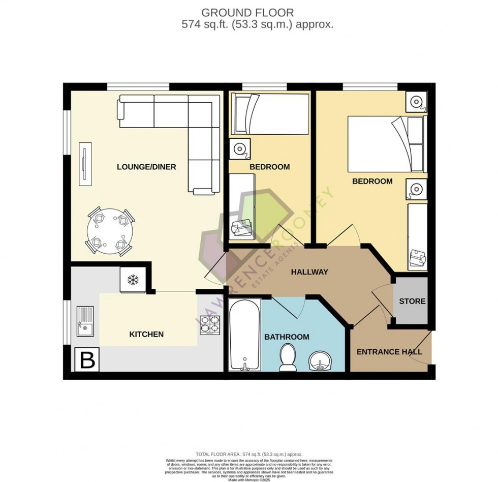 Floorplan for Abington Drive, Banks