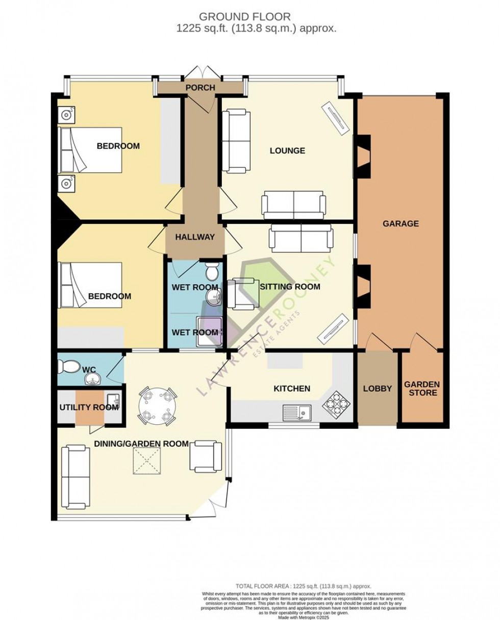 Floorplan for Dale Avenue, Longton