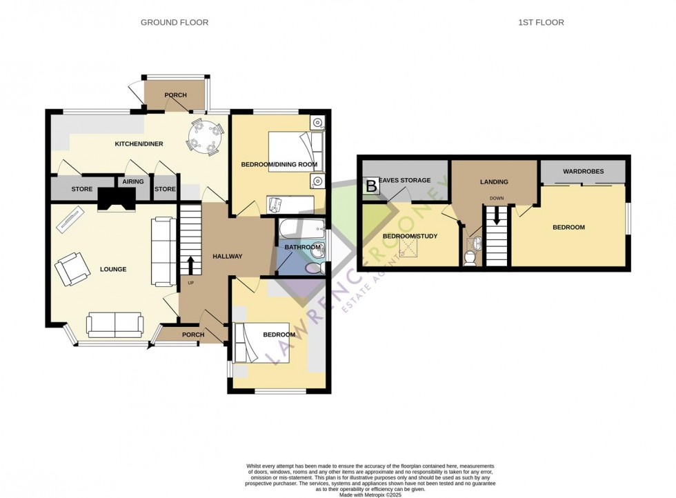 Floorplan for Manorcroft, Longton