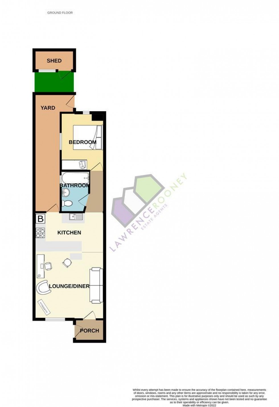 Floorplan for Liverpool Old Road, Walmer Bridge